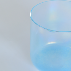 TXTone Blue Alchemy Crystal Singing Bowl With Carrier Bag For Chakra Healing Meditation