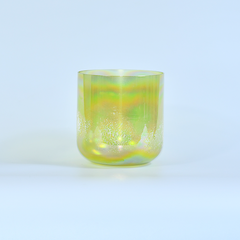 TXTone Golden Wave & Snow Alchemy Crystal Singing Bowl With Carrier Bag For Chakra Healing Meditation