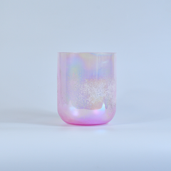 TXTone Pink Aurora Alchemy Crystal Singing Bowl With Carrier Bag For Chakra Healing Meditation