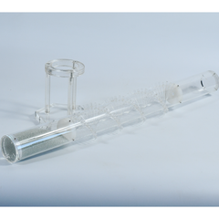 TXTone Small Glass Microbeads Rain Stick 60s Longer With Acrylic Stand Holder