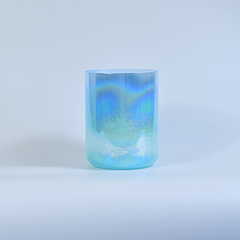 TXTone Cyan Glaze Sand Snow Alchemy Crystal Singing Bow With Carrier Bag For Chakra Healing Meditation