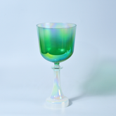 TXTone "Green - Aura"Crystal Singing Grail With Carrier Bag For Chakra Healing Meditation