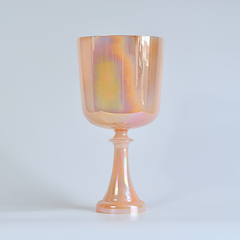 TXTone Orange Alchemy Crystal Singing Grail With Carrier Bag For Chakra Healing Meditation