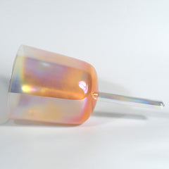 TXTone Orange Alchemy Handle Crystal Singing Bowl With Carrier Bag For Chakra Healing Meditation