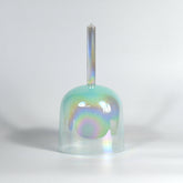 TXTone Green Alchemy Handle Crystal Singing Bowl With Carrier Bag For Chakra Healing Meditation