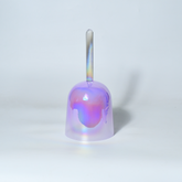 TXTone Purple Alchemy Handle Crystal Singing Bowl With Carrier Bag For Chakra Healing Meditation