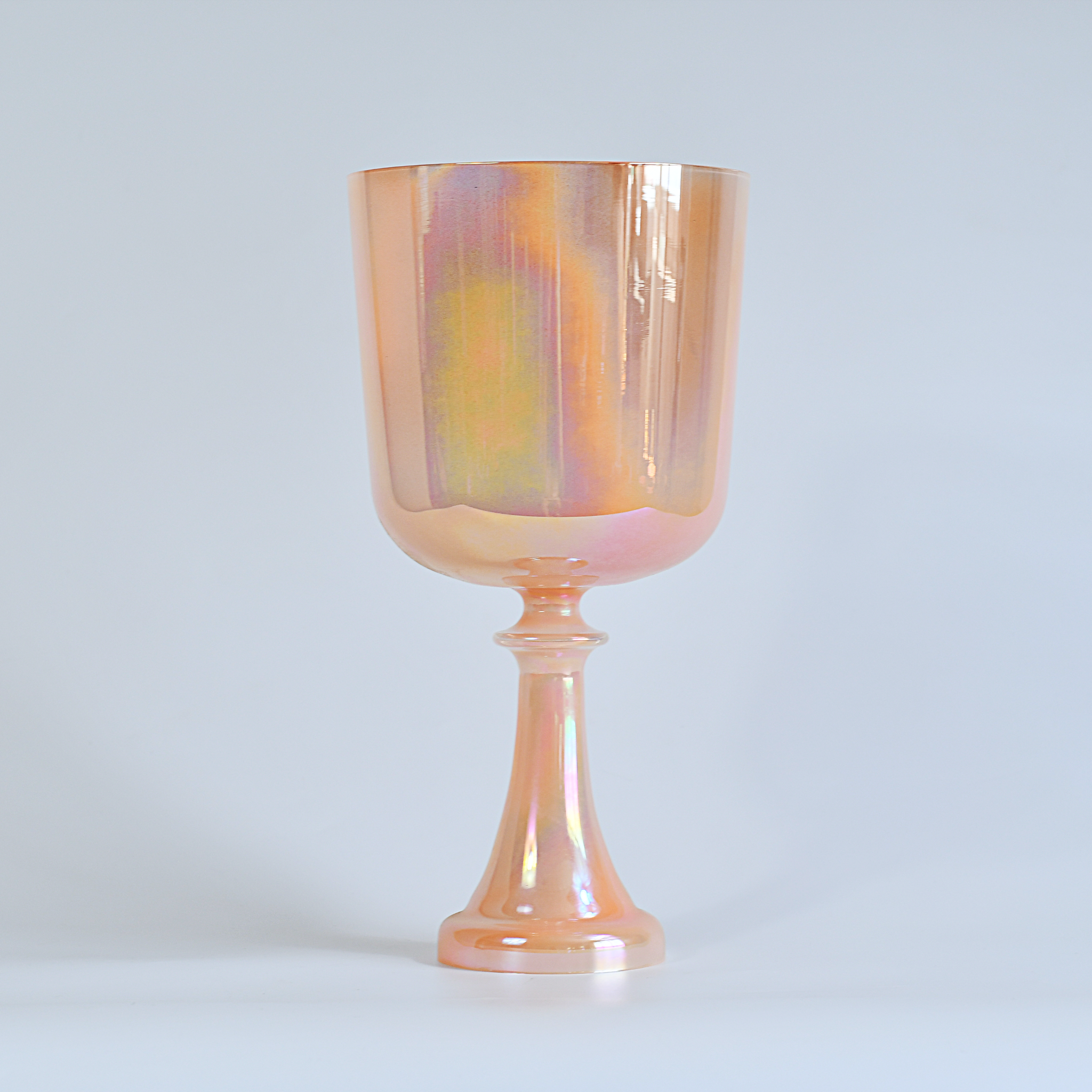 TXTone Orange Alchemy Crystal Singing Grail With Carrier Bag For Chakra Healing Meditation