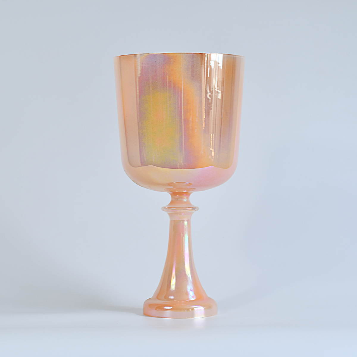 TXTone Orange Alchemy Crystal Singing Grail With Carrier Bag For Chakra Healing Meditation