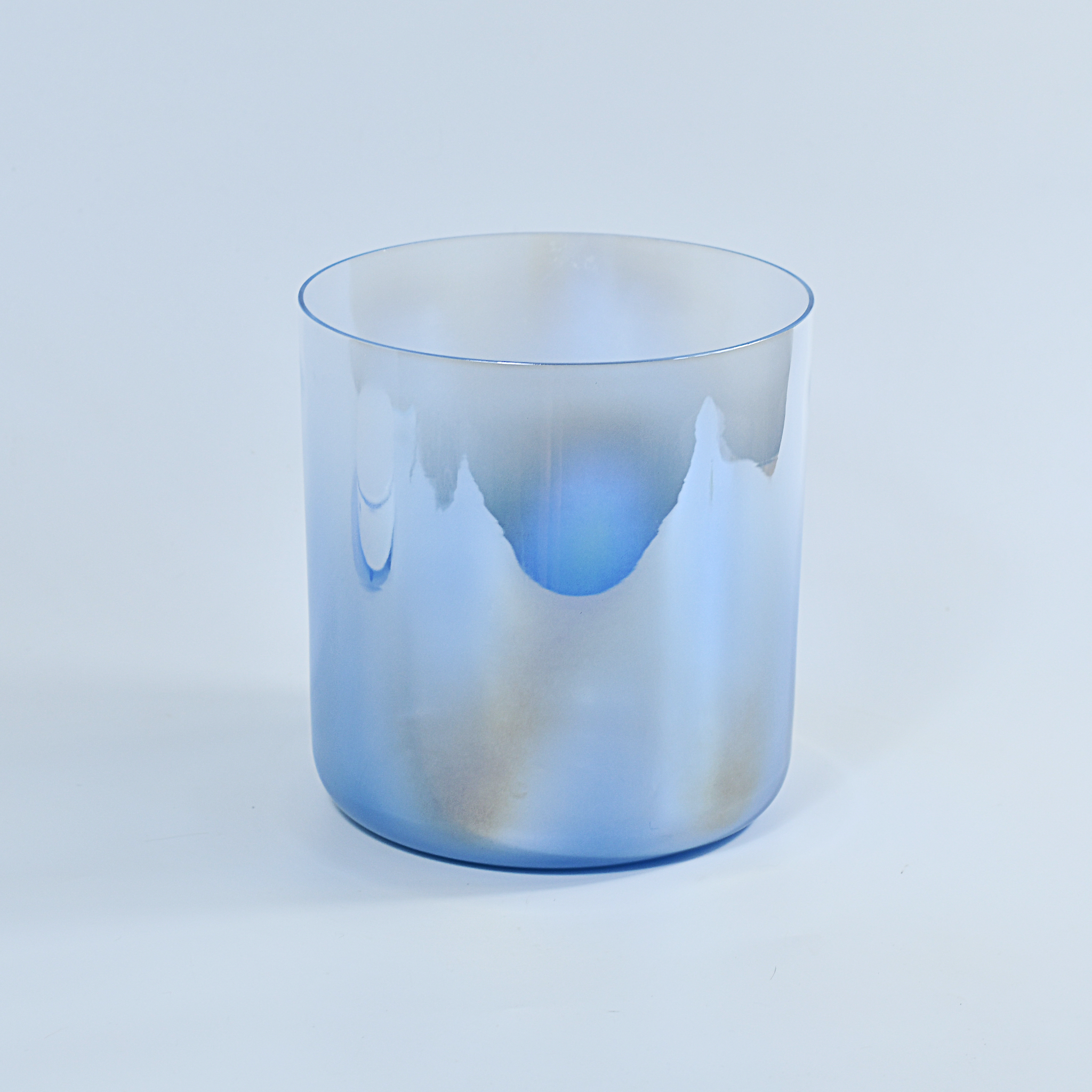 TXTone Indigo Alchemy Crystal Singing Bowl With Carrier Bag For Chakra Healing Meditation