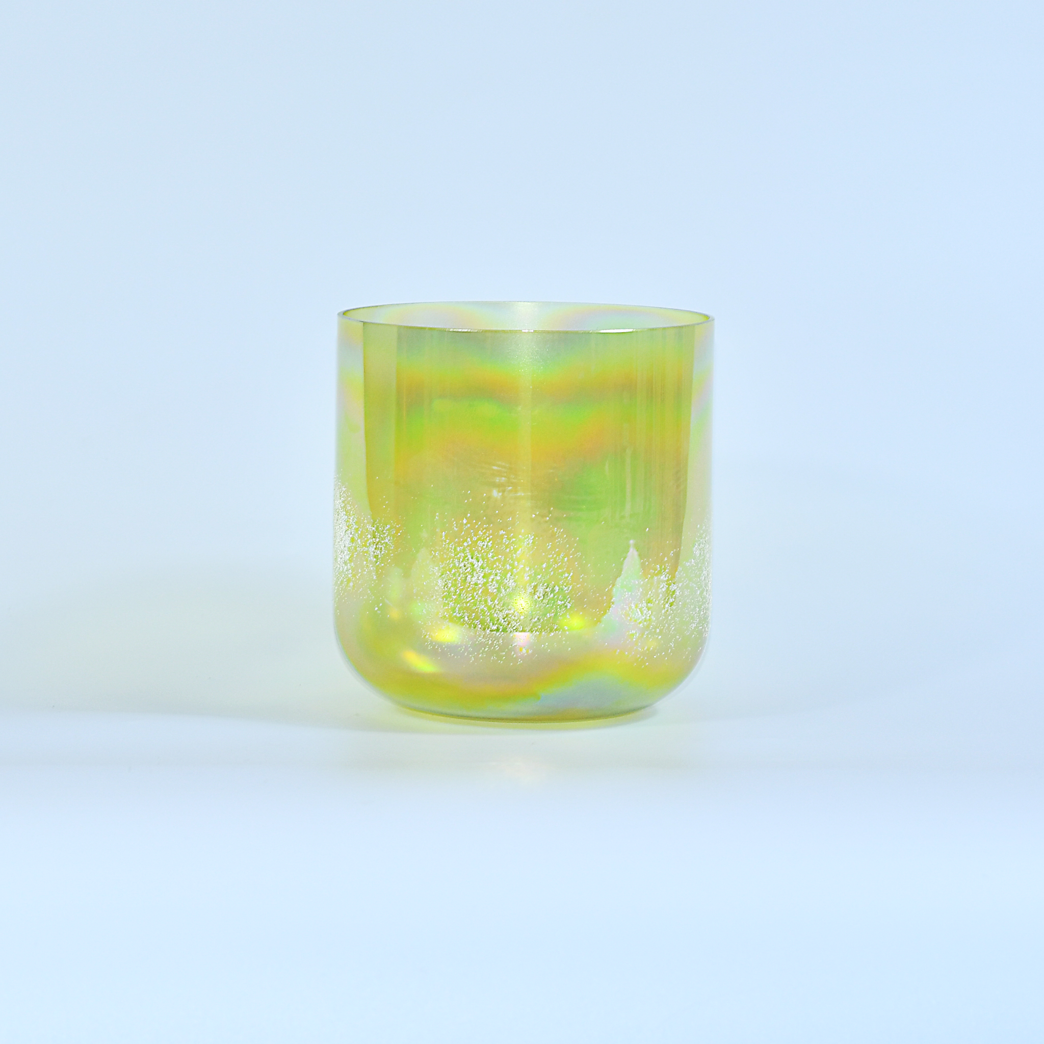 TXTone Golden Wave & Snow Alchemy Crystal Singing Bowl With Carrier Bag For Chakra Healing Meditation