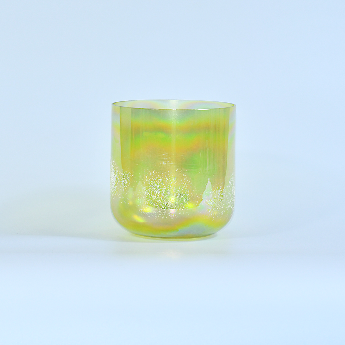 TXTone Golden Wave & Snow Alchemy Crystal Singing Bowl With Carrier Bag For Chakra Healing Meditation