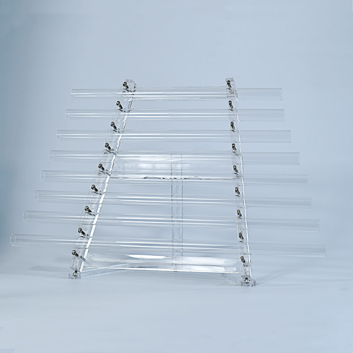 TXTone 432HZ Clear Crystal Singing Harp With 8 Notes & Alumina Alloy Box For Meditation Healing