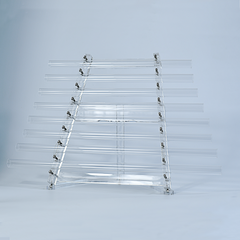 TXTone 432HZ Clear Crystal Singing Harp With 8 Notes & Alumina Alloy Box For Meditation Healing