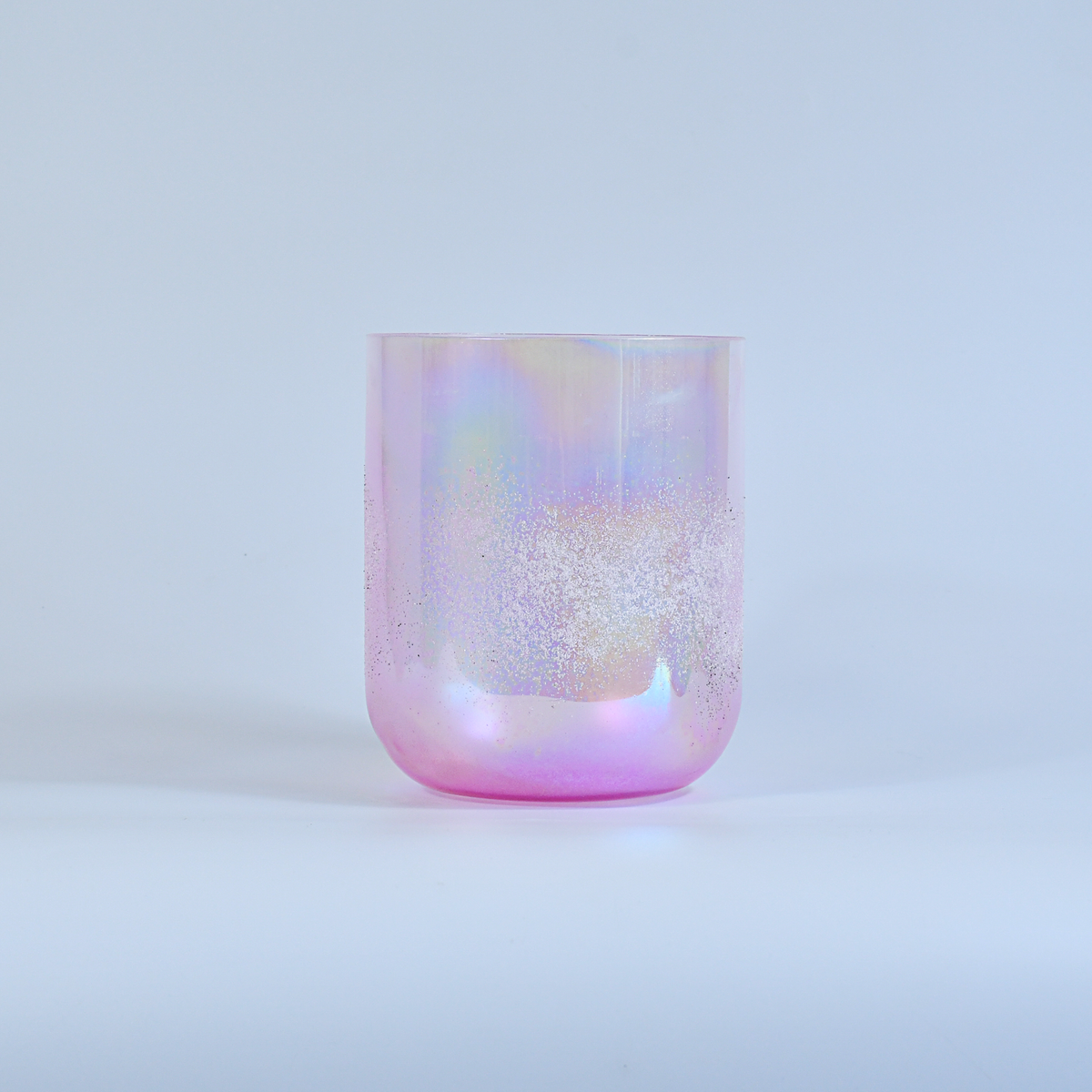 TXTone Pink Aurora Alchemy Crystal Singing Bowl With Carrier Bag For Chakra Healing Meditation