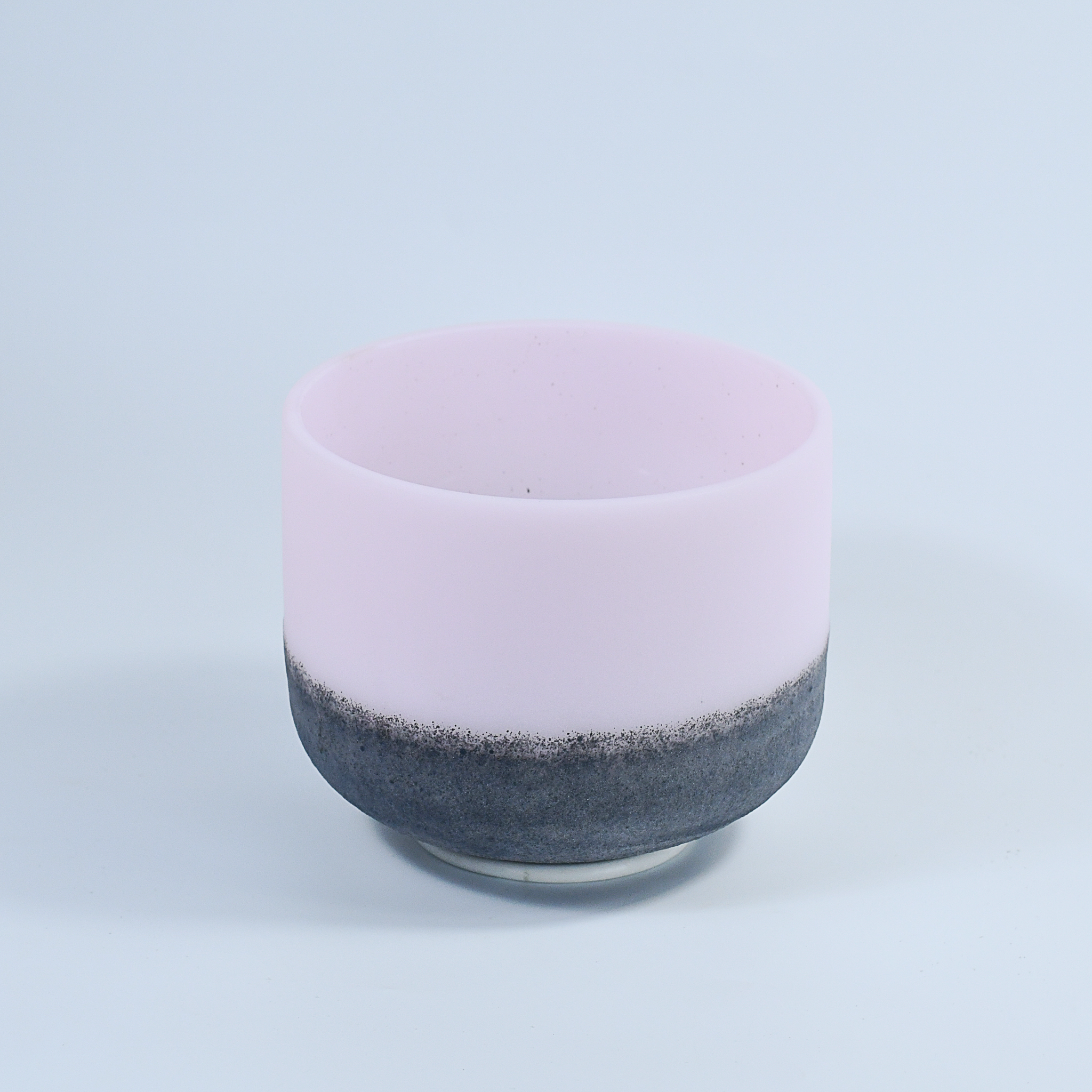 TXTone Gemstone Fusion Crystal Singing Bowls-Moldavite & Morganite With Carrier Bag For Chakra Healing Meditation