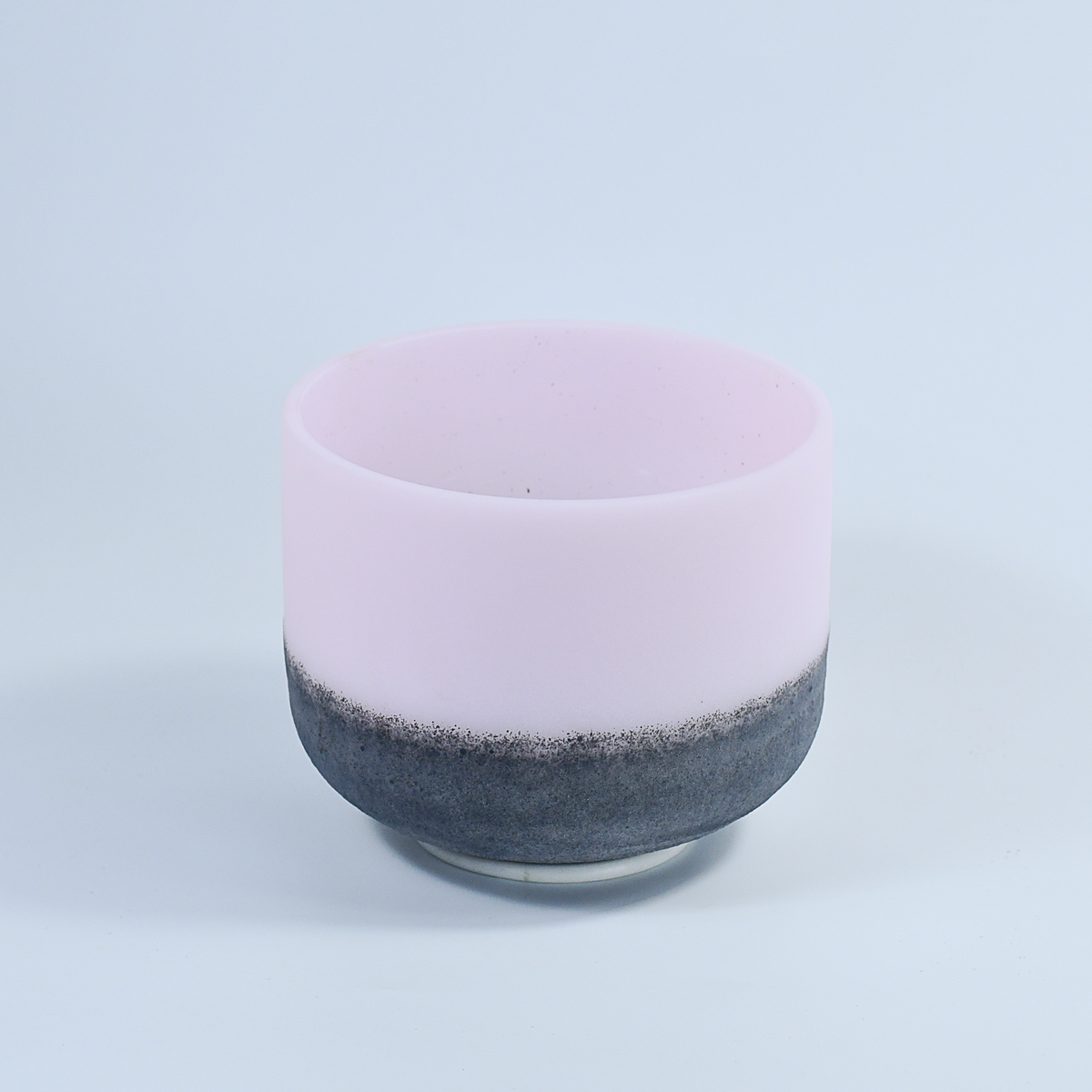 TXTone Gemstone Fusion Crystal Singing Bowls-Moldavite & Morganite With Carrier Bag For Chakra Healing Meditation