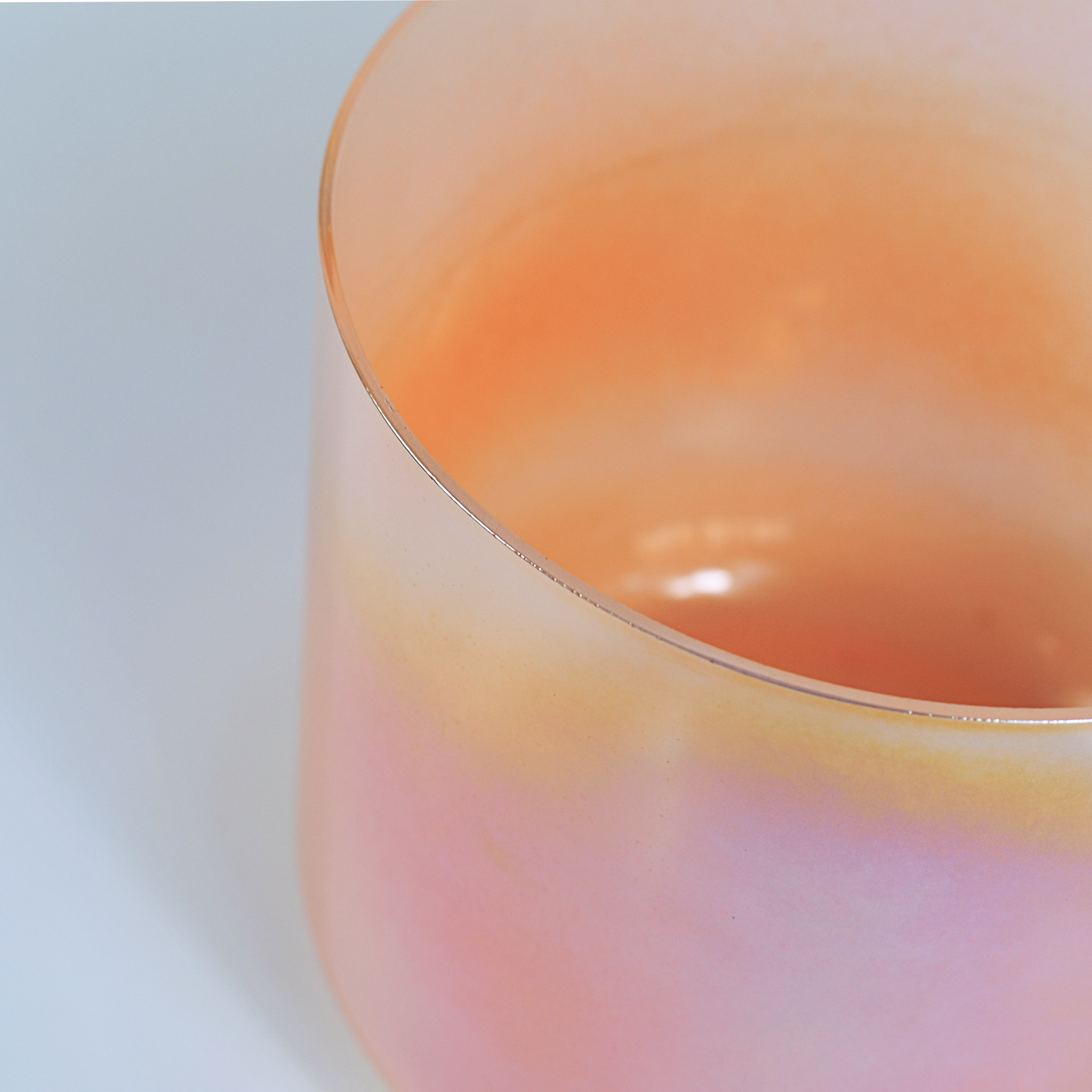 TXTone Orange Alchemy Crystal Singing Bowl With Carrier Bag For Chakra Healing Meditation