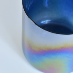 TXTone Rainbow Indigo Alchemy Crystal Singing Bowl With Carrier Bag For Chakra Healing Meditation