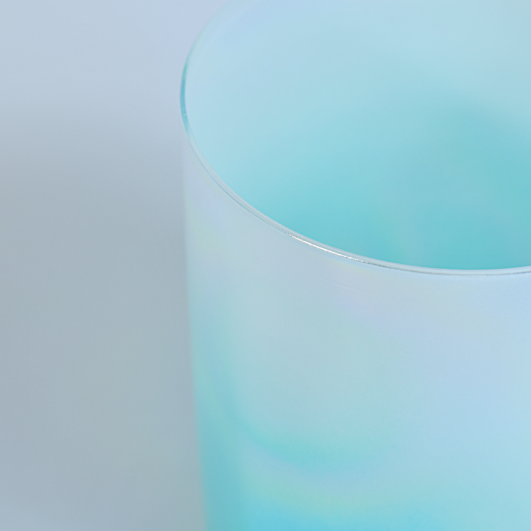 TXTone Cyan Mist Phantom Sound Alchemy Crystal Singing Bowl With Carrier Bag For Chakra Healing Meditation