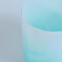 TXTone Cyan Mist Phantom Sound Alchemy Crystal Singing Bowl With Carrier Bag For Chakra Healing Meditation