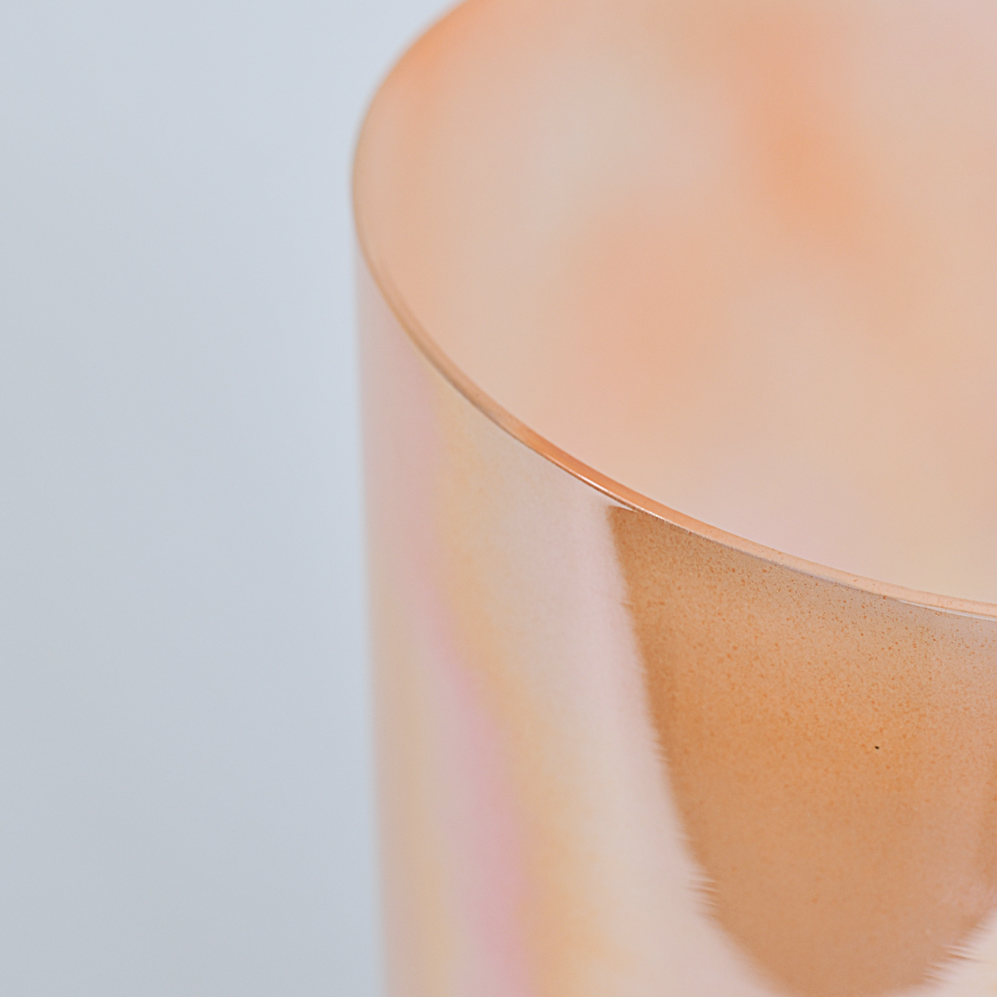 TXTone Orange Alchemy Crystal Singing Grail With Carrier Bag For Chakra Healing Meditation