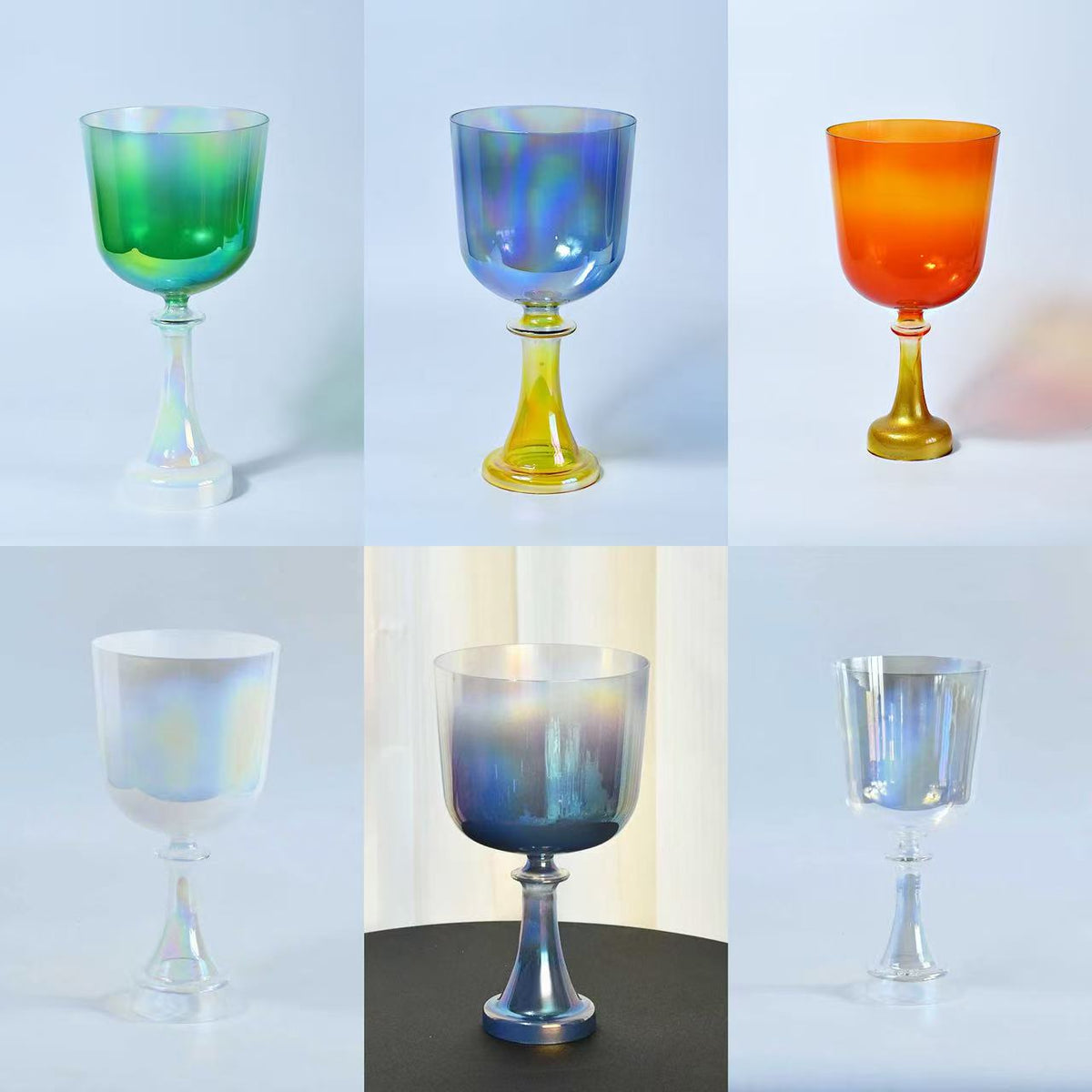 The Alchemist’s Trio: Bespoke Crystal Singing Chalices for Sacred Sound Healing, Therapeutic Yoga & Energy Transformation