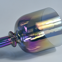 TXTone Titanium - Plated Translucent Double - Headed Crystal Singing Grail With Carrying Case And Mallet