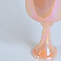 TXTone Orange Alchemy Crystal Singing Grail With Carrier Bag For Chakra Healing Meditation