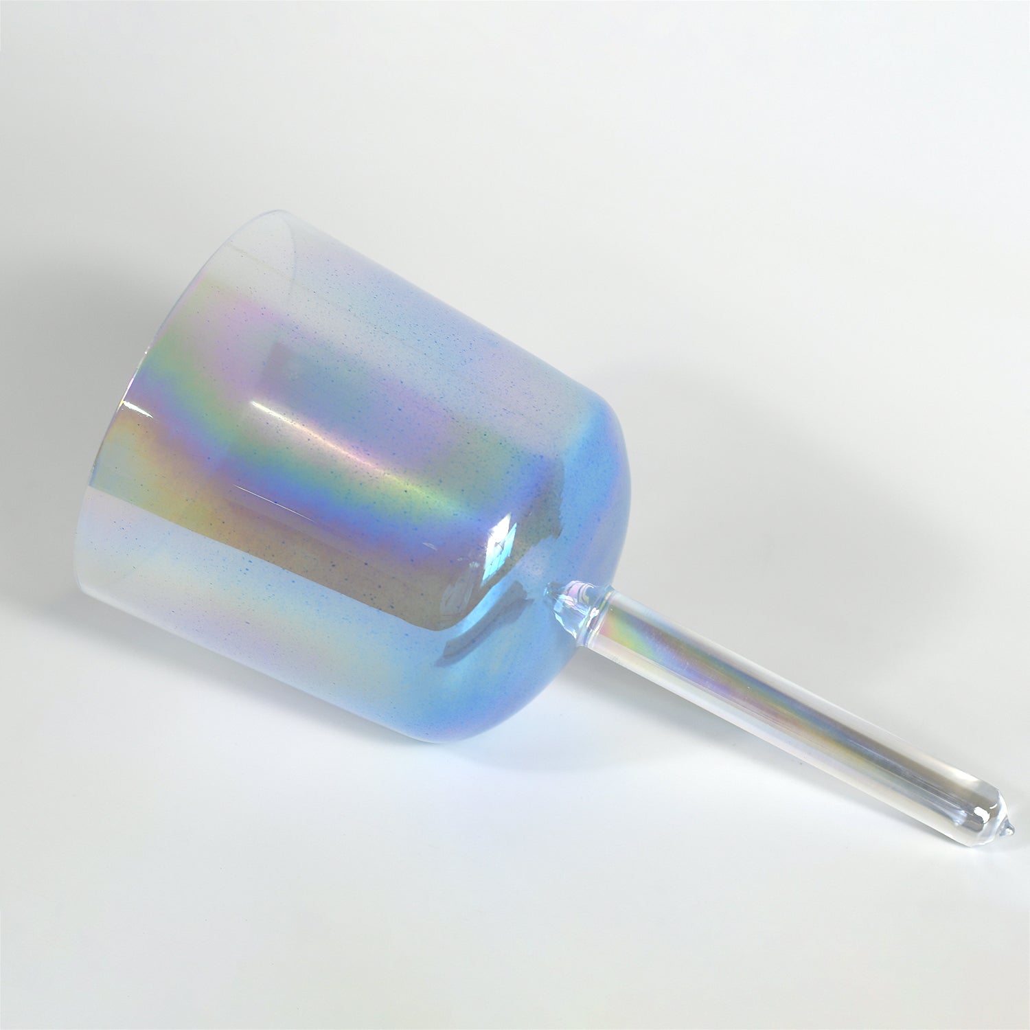 TXTone Indigo Alchemy Handle Crystal Singing Bowl With Carrier Bag For Chakra Healing Meditation