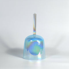 TXTone Blue Alchemy Handle Crystal Singing Bowl With Carrier Bag For Chakra Healing Meditation