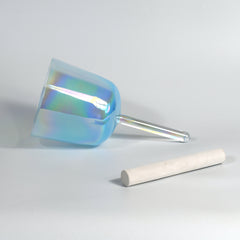 TXTone Blue Alchemy Handle Crystal Singing Bowl With Carrier Bag For Chakra Healing Meditation