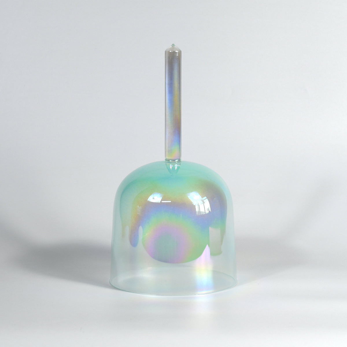 TXTone Green Alchemy Handle Crystal Singing Bowl With Carrier Bag For Chakra Healing Meditation