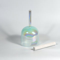 TXTone Green Alchemy Handle Crystal Singing Bowl With Carrier Bag For Chakra Healing Meditation