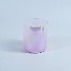 TXTone Pink Alchemy Crystal Singing Bowl With Carrier Bag For Chakra Healing Meditation