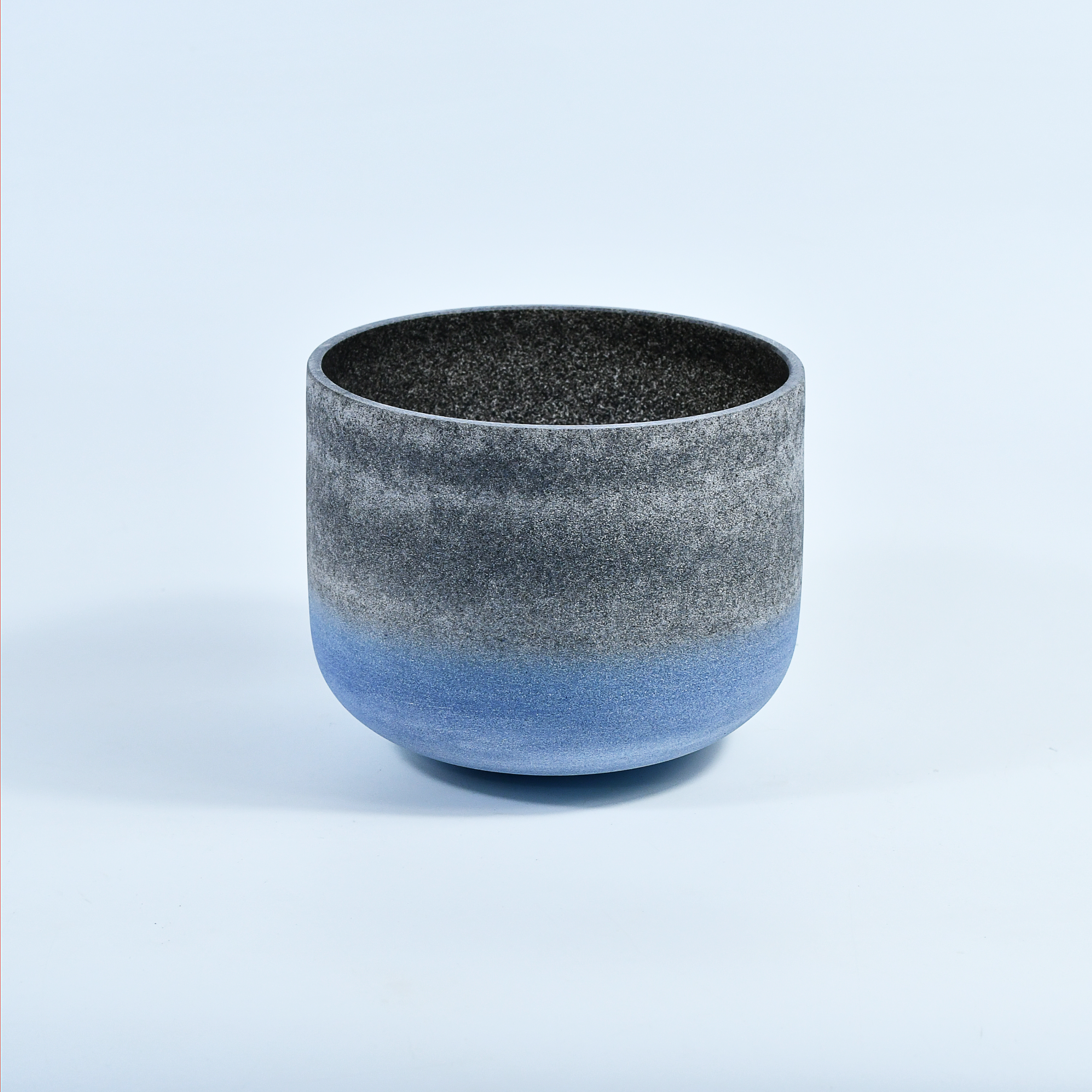 TXTone Gemstone Fusion Crystal Singing Bowls-Obsidian & Lapis With Carrier Bag For Chakra Healing Meditation