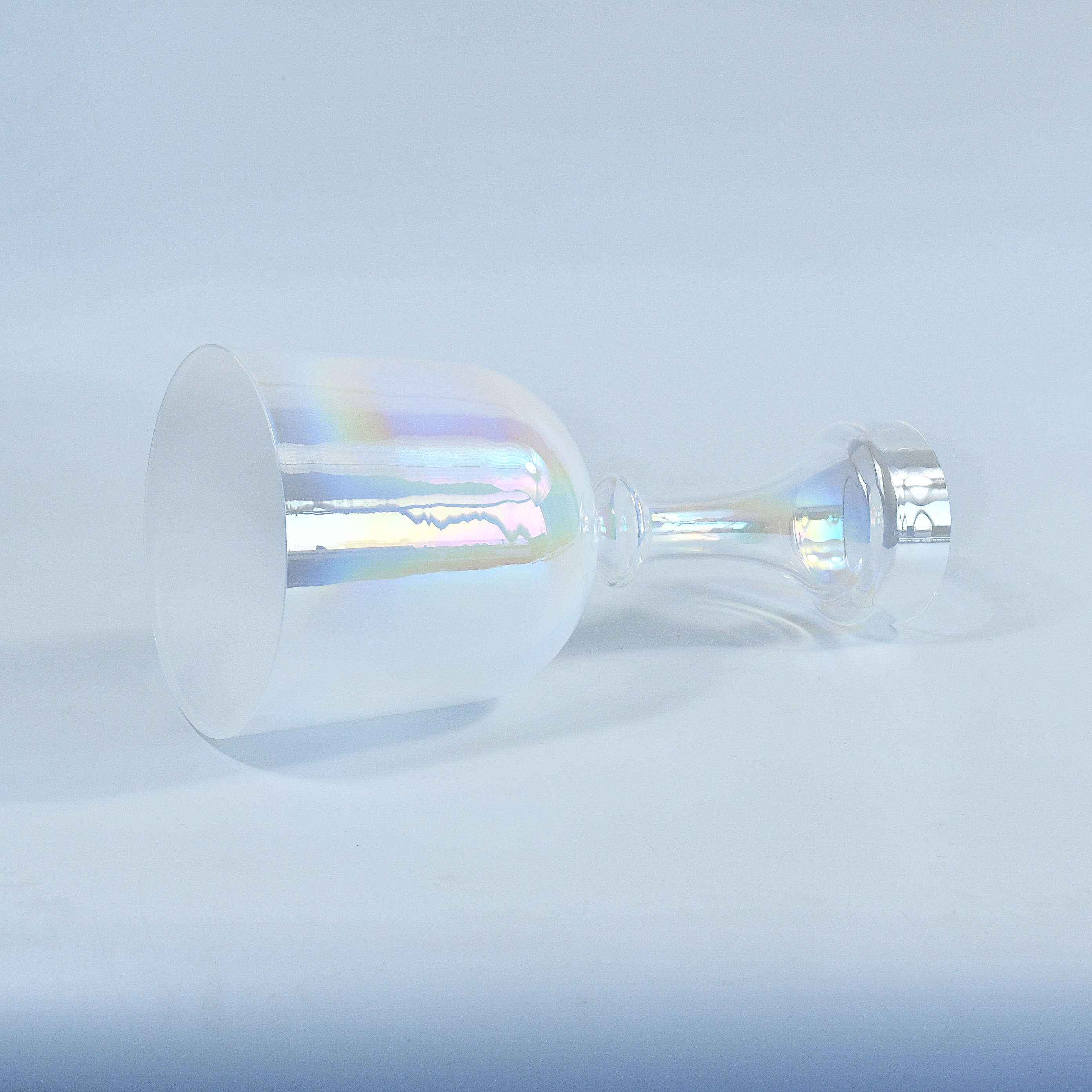 TXTone White Cosmic Light Crystal Singing Grail With Carrier Bag For Chakra Healing Meditation