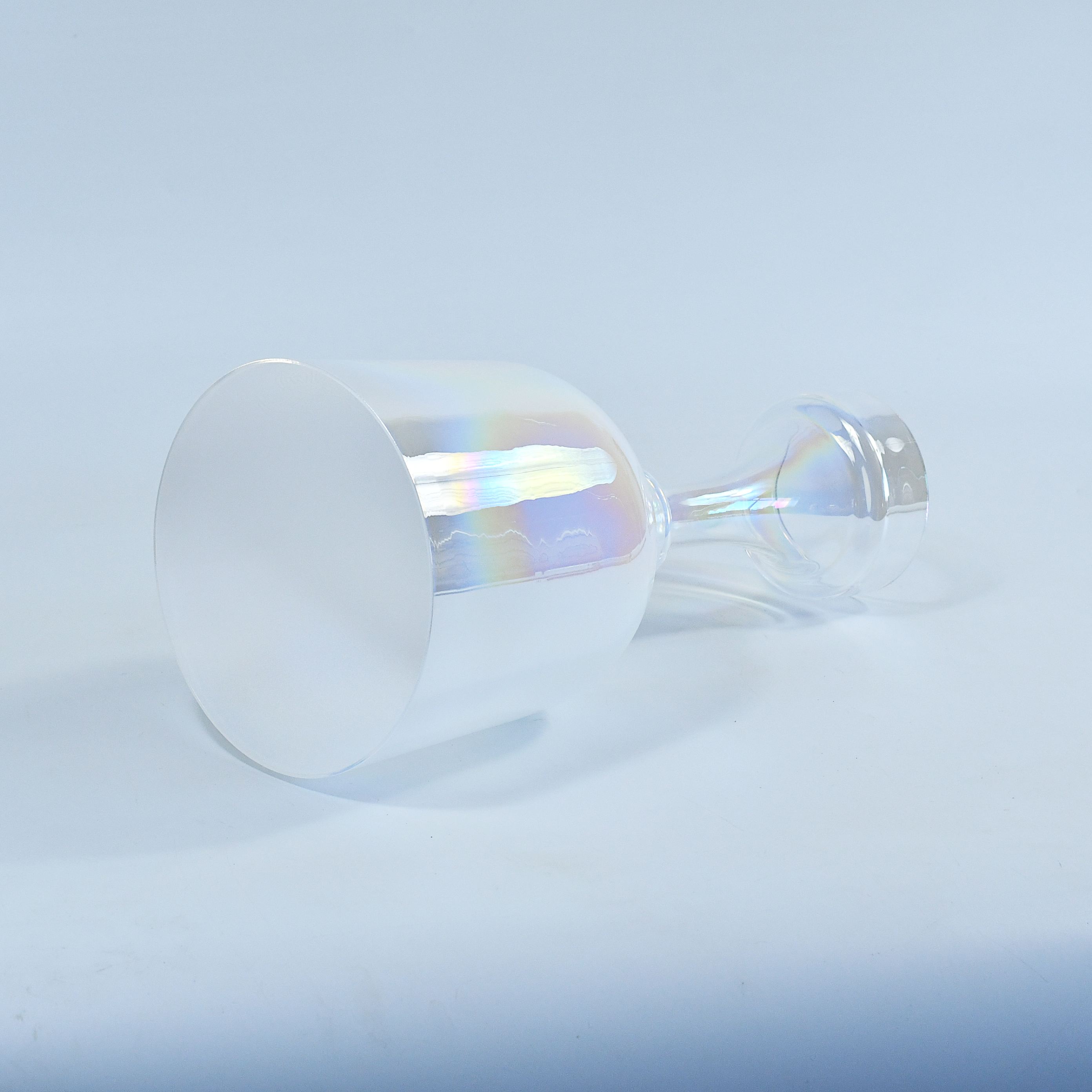 TXTone White Cosmic Light Crystal Singing Grail With Carrier Bag For Chakra Healing Meditation