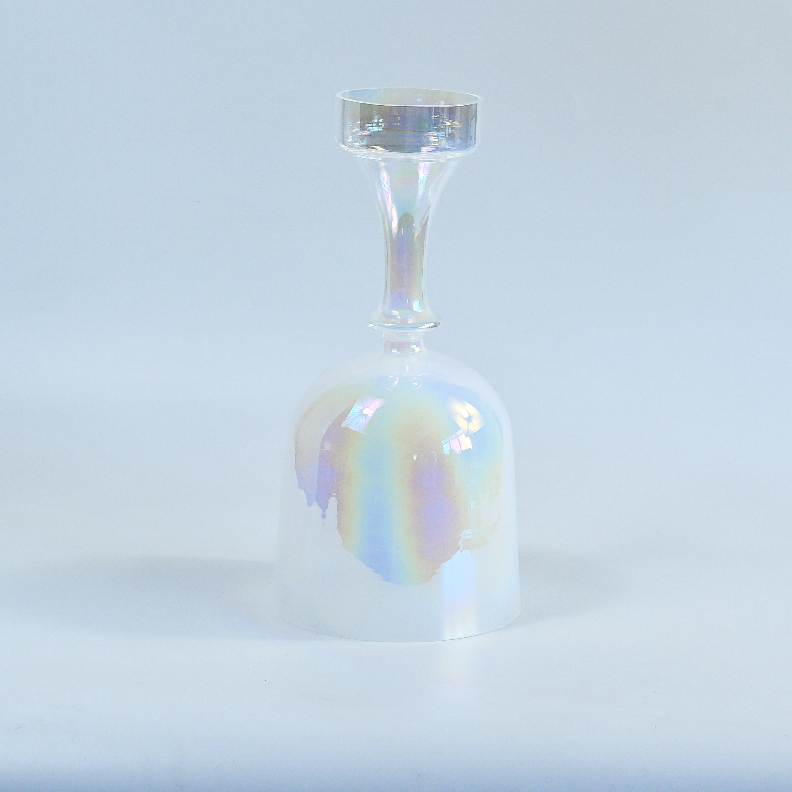 TXTone White Cosmic Light Crystal Singing Grail With Carrier Bag For Chakra Healing Meditation