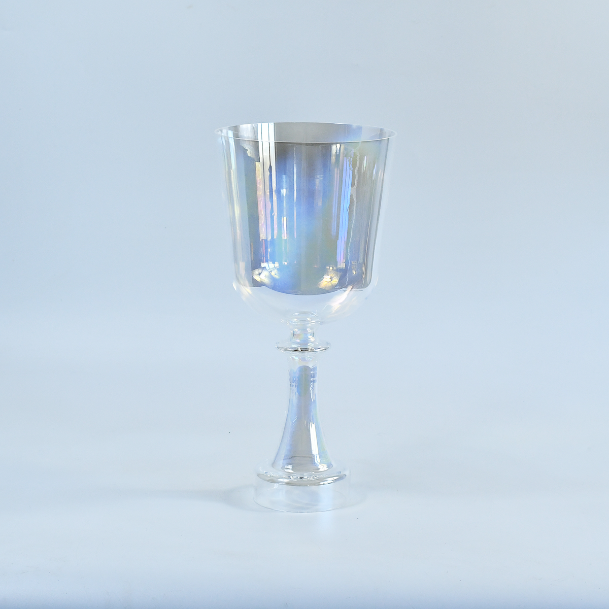 TXTone Clear Cosmic Light Crystal Singing Grail With Carrier Bag For Chakra Healing Meditation