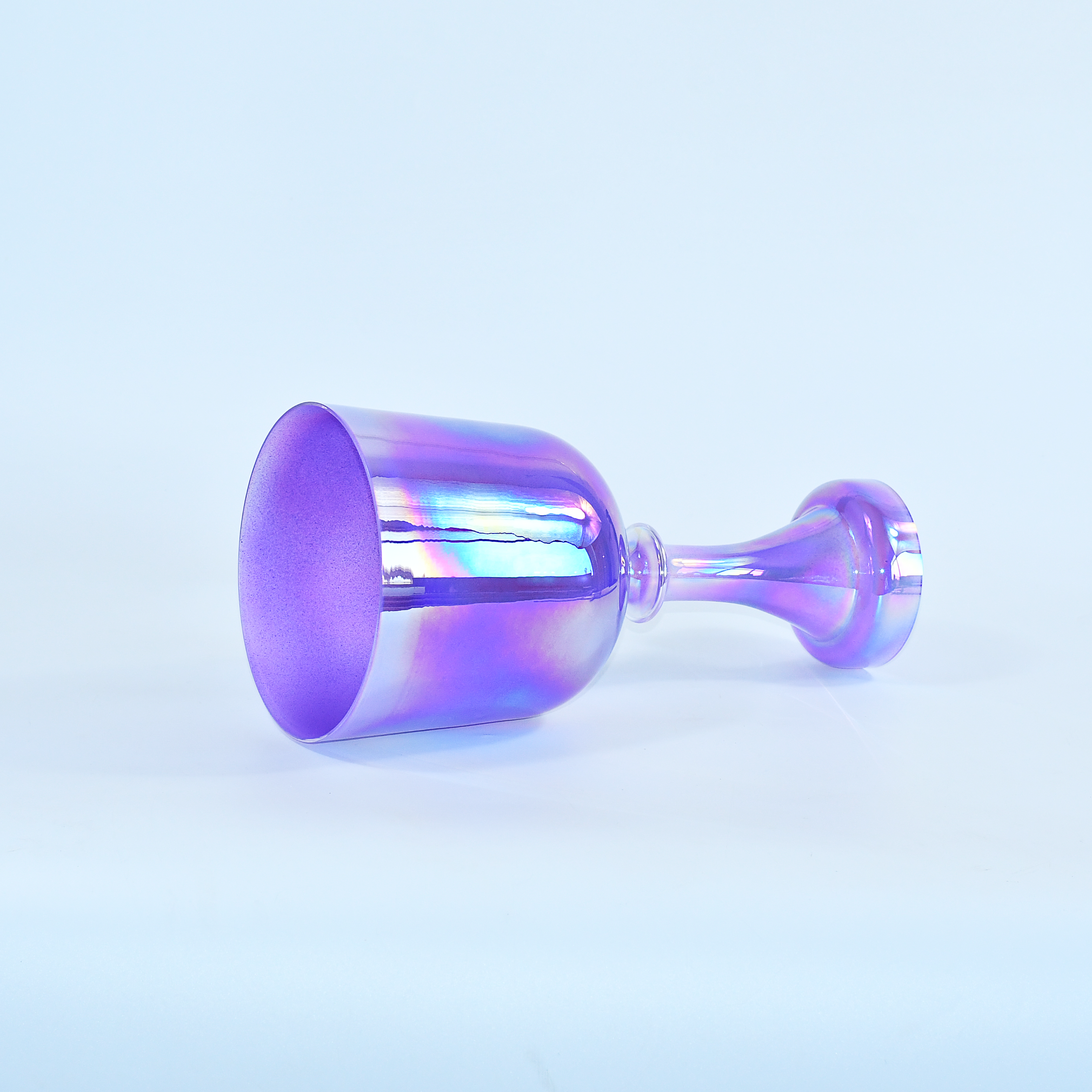 TXTone Purple Alchemy Crystal Singing Grail With Carrier Bag For Chakra Healing Meditation